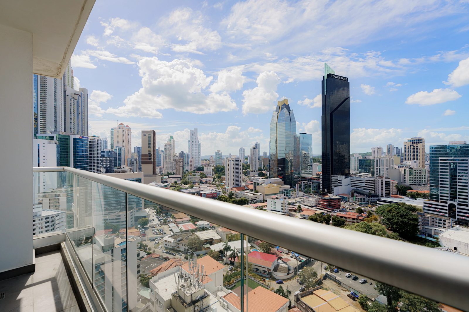 Terrace city view